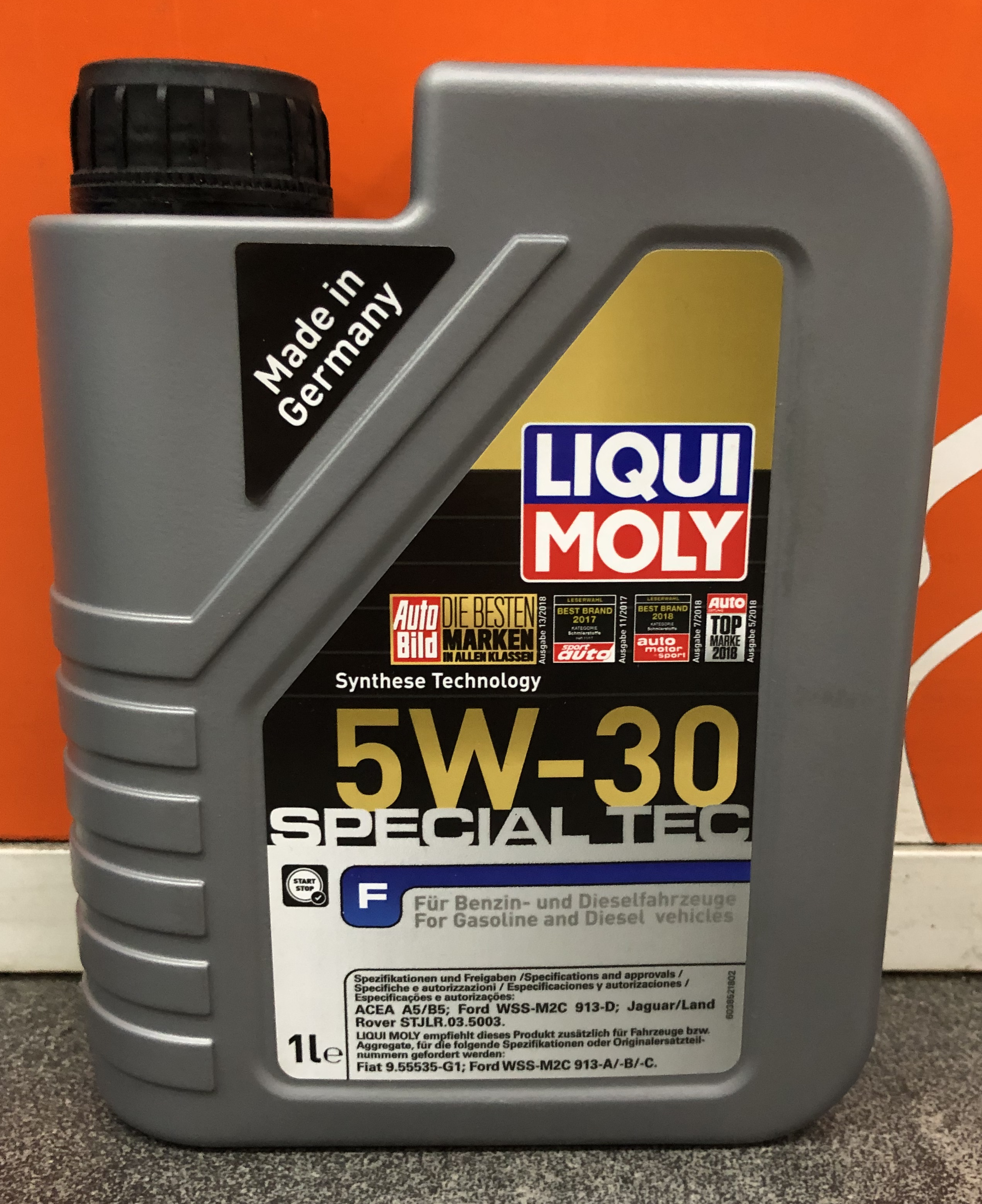 Масло моторное Liqui Moly Special Tec F 5W-30 1л синт. A5/B5