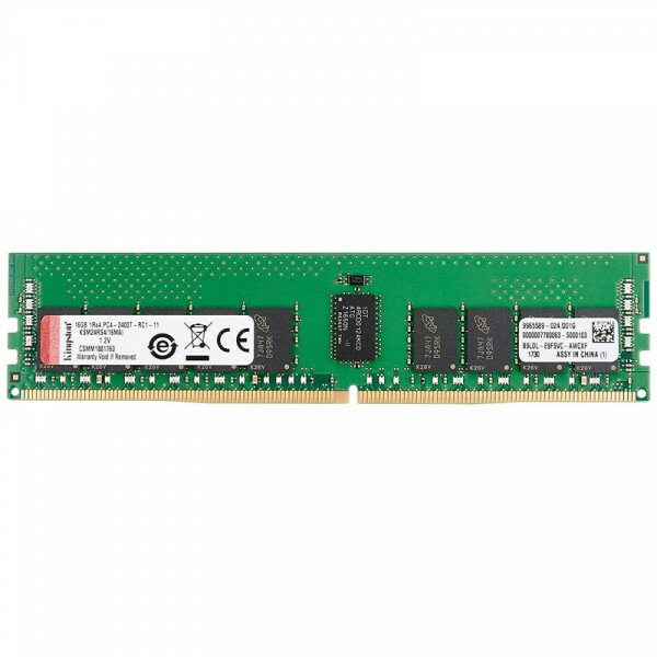 Оперативная память Kingston Server Premier DDR4 32GB RDIMM 3200MHz ECC Registered 1Rx4, 1.2V (Hynix A Rambus) KSM32RS4/32HAR