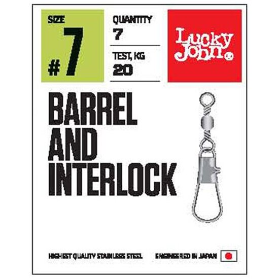  c  LUCKY JOHN BARREL AND INTERLOCK Black 007 7.