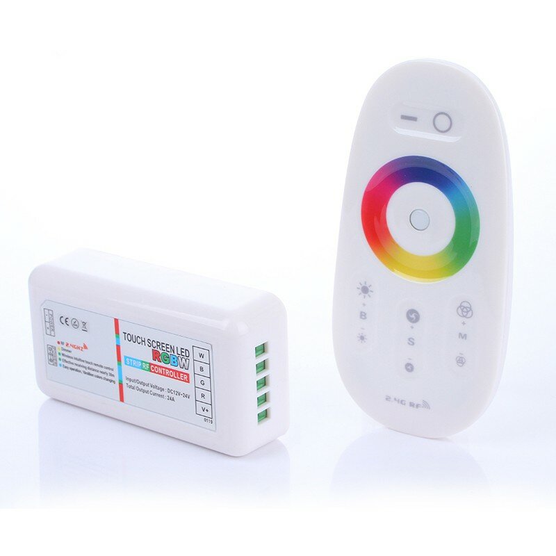 Touch Радиоконтроллер RGBW/RGBW.White, белый , 2,4 Гц , 24А - фотография № 2