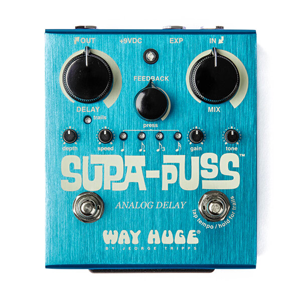 WHE707 Way Huge Supa-Puss Analog Delay Педаль эффектов, Dunlop