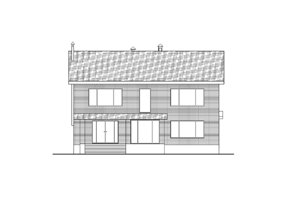 Проект жилого дома SD-proekt 22-0008 (261,03 м2, 15,2*9,45 м, керамический блок 380 мм, облицовочный кирпич) - фотография № 7