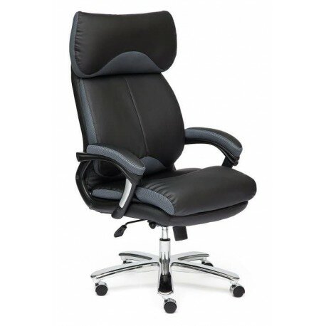 Кресло офисное GRAND, черный/серый