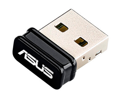 Wi-Fi адаптер Asus USB N10 Nano Черный