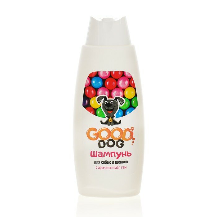 Шампунь GOOD DOG для собак и щенков, с ароматом Bubble Gum, 250 мл (3 шт)
