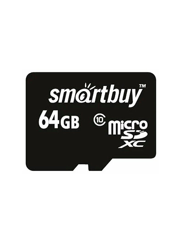 Micro SD Smartbuy 64 Gb Class 10 (без адаптера)