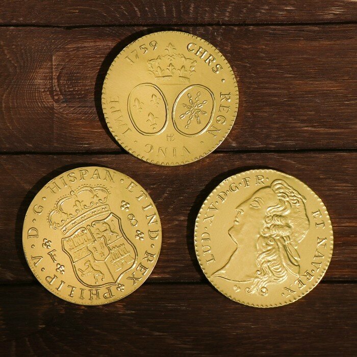 Медали шоколадные "Золото пиратов", 25 г 2123317 - фотография № 7