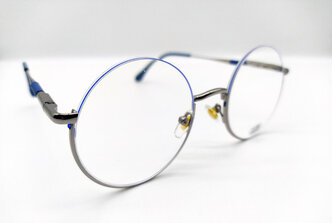 Круглые очки для зрения с UV защитой +3.0