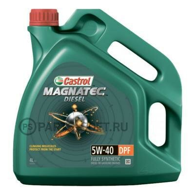 CASTROL 156EDD Масло Magnatec Diesel 5W-40 DPF 4л SN/CF C3 Fiat 9.55535-S2 Ford WSS-M2C917-A GM dexos2 MB 229.31 VW