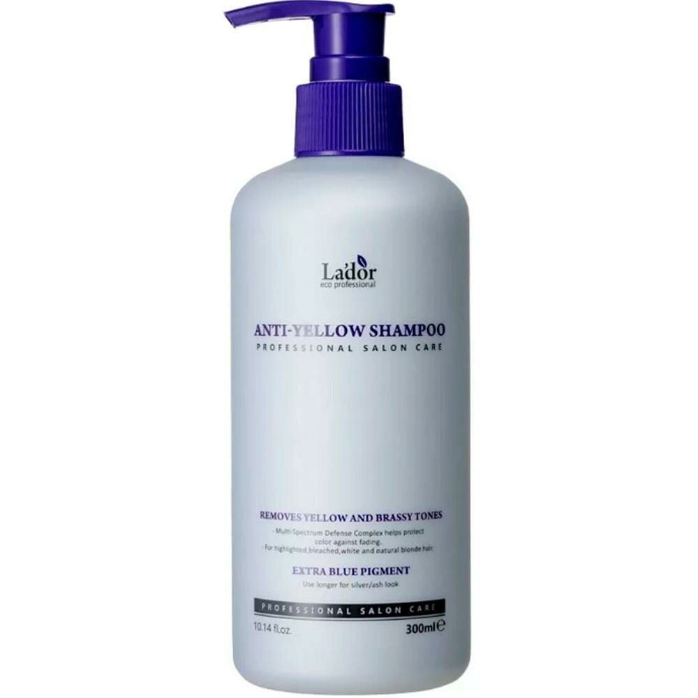La'dor Шампунь для светлых волос Anti-Yellow Shampoo, 300 мл.