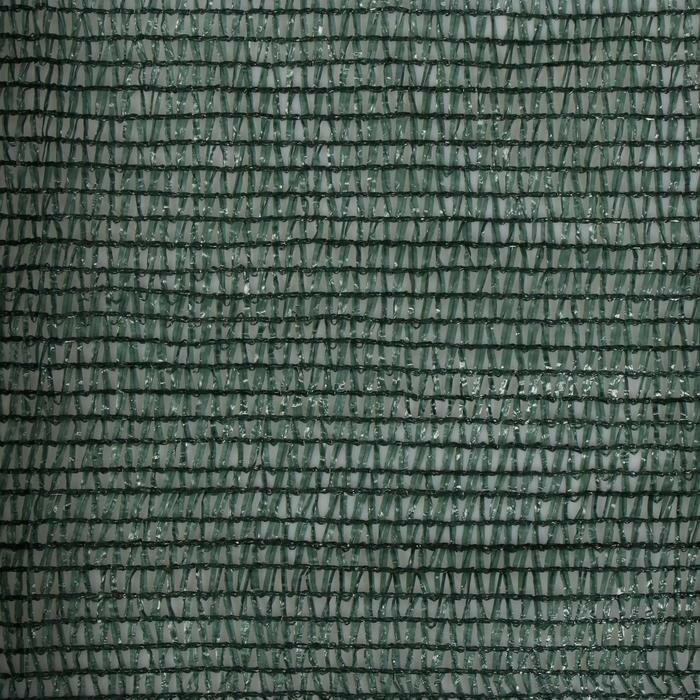 Сетка затеняющая, 10 × 3 м, плотность 55 г/м², зелёная, в наборе 27 клипс - фотография № 1