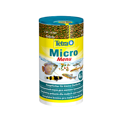 Tetra Micro Menu корм для мелких видов рыб 100 мл .