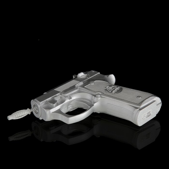 Вешалка "Пистолет", цвет хром, 4 × 15 × 13 см - фотография № 3