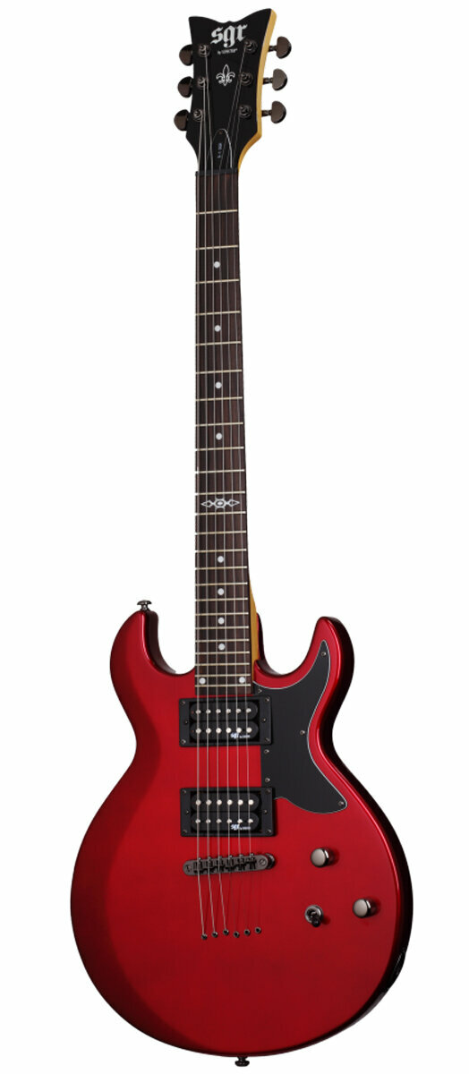 Schecter SGR S-1 MRED Гитара электрическая 6 струн чехол в комплекте