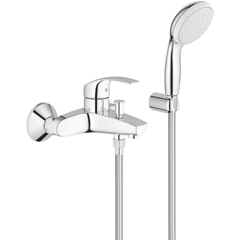 Смеситель для ванны Grohe Eurosmart 3330220A Хром