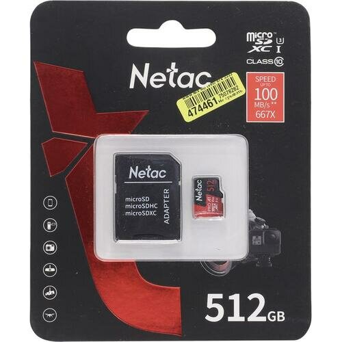 SD карта Netac Pro NT02P500PRO-512G-R