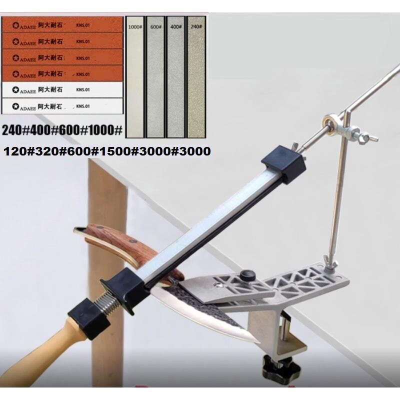 Станок для заточки ножей с подшипником + 10 брусков - фотография № 1