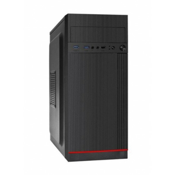 Корпус Miditower ExeGate EX290188RUS AA-442U2-AA400 (ATX, AA400 8 см, 1*USB+2*USB3.0, аудио, черный)