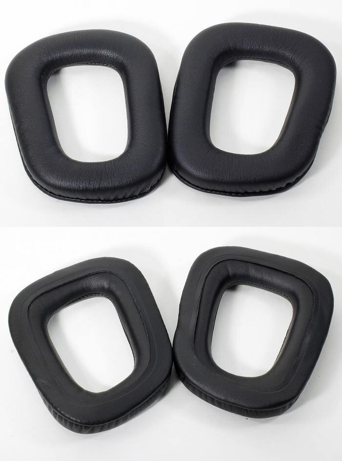 Ear pads / Амбушюры для наушников Logitech G35 / G230 / G231 / G332 / G430 / G432 / G930 чёрные