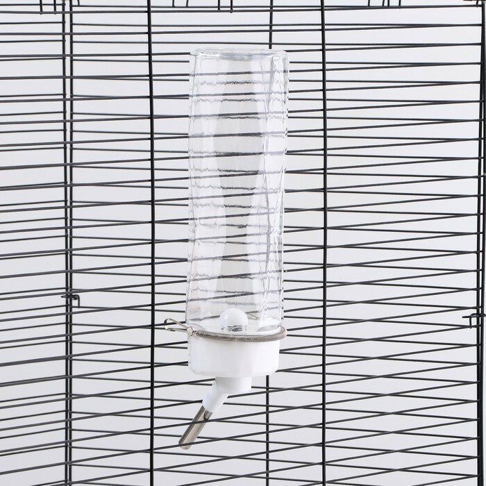 Поилка для животных, 750 мл, крепление-пружинка, белая - фотография № 4