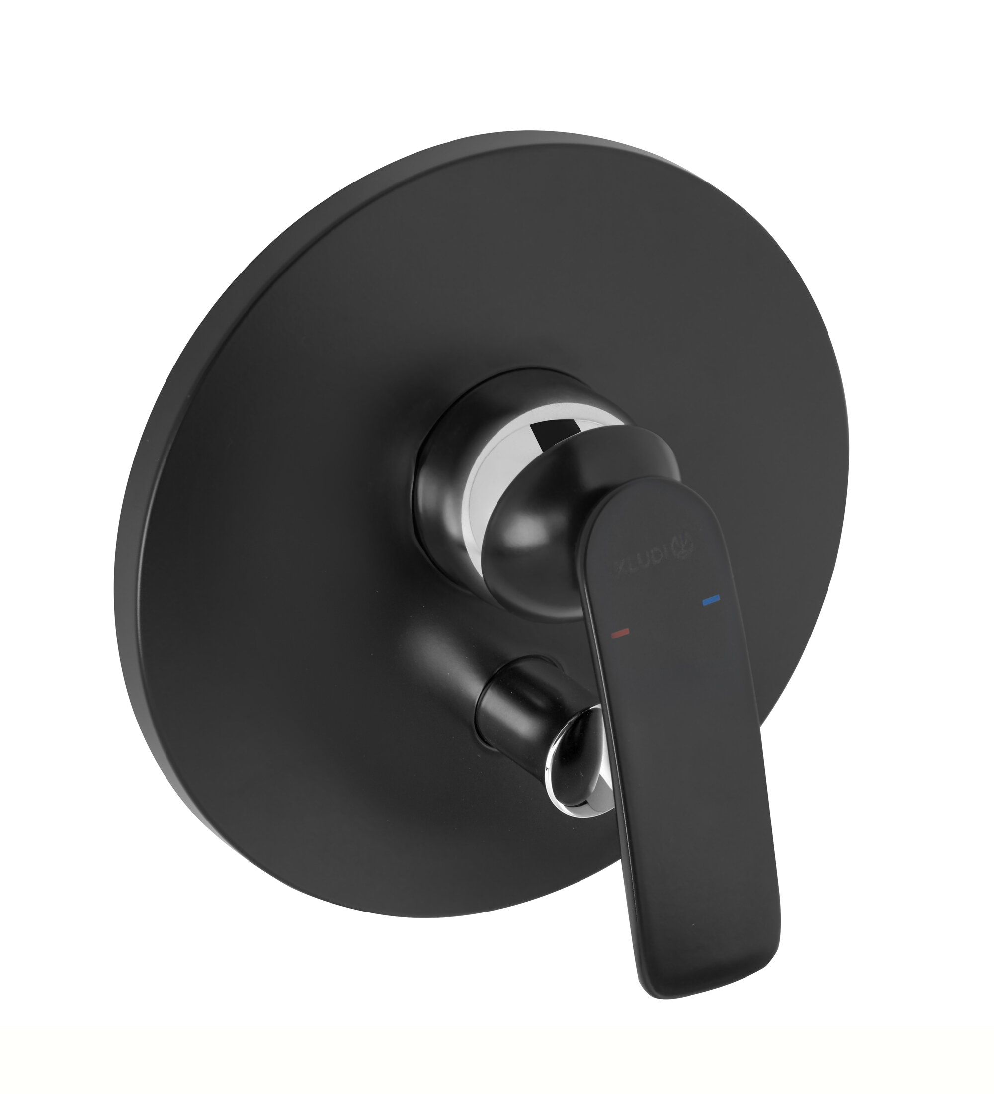 Встраиваемый смеситель для ванны Kludi Balance черный/хром 526508775