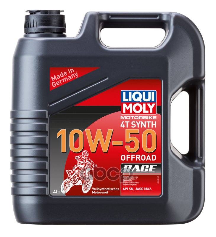 Liquimoly 10W50 Motorbike 4T Synth Offroad Race (4L)_Синт Масло Моторное! Для Мот Api-Sl,Jaso Ma-2 Liqui moly арт. 3052