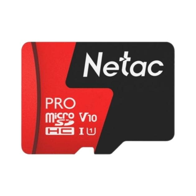 Netac P500 Extreme PRO 16GB MicroSDHC V10/U1/C10 up to 100MB/s retail pack with SD Adapter