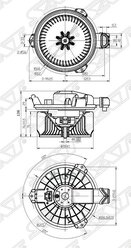 Мотор Отопителя Салона Toyota Rav4 ##A3# 05-13/Rav4 ##A4# 13-/Corolla ##E15# 06-(Lhd) Sat арт. ST-87103-42090