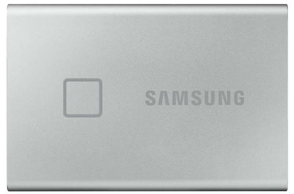 Внешний SSD диск 1.8 500 Gb USB Type-C Samsung T7 Touch (MU-PC500S/WW) серый