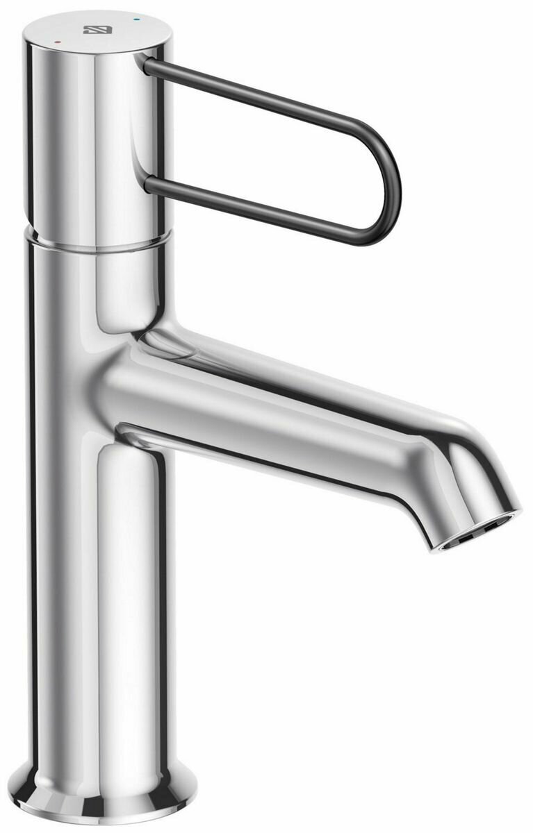 Jacob Delafon Смеситель Jacob Delafon E21028-BL-CP ODEON RG для раковины, однорычажный, хром/ручка черный