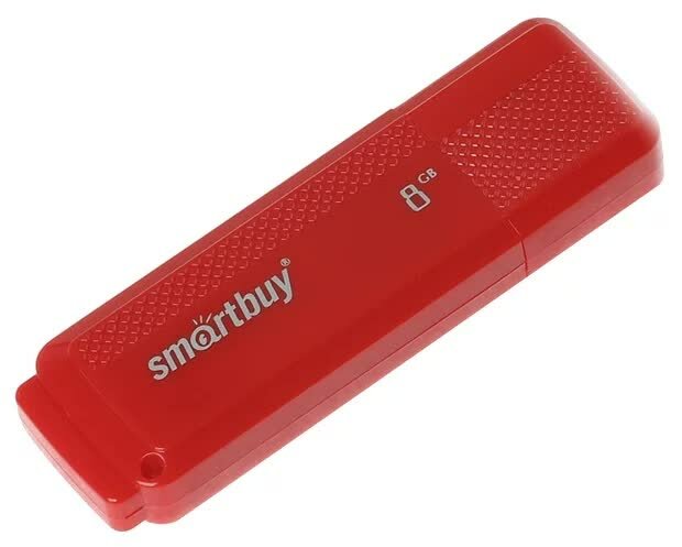 Флэшка Smartbuy USB 2.0 Flash Drive 8GB Dock Red (SB8GBDK-R)