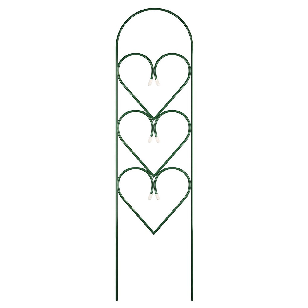 Шпалера садовая металлическая "Сердце", 130 х 35 см