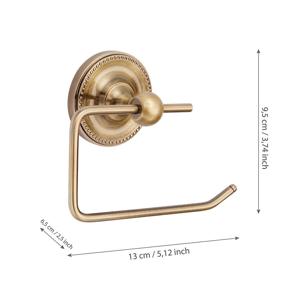 Держатель для туалетной бумаги Fora Real металл бронза (FOR-RE016/763)