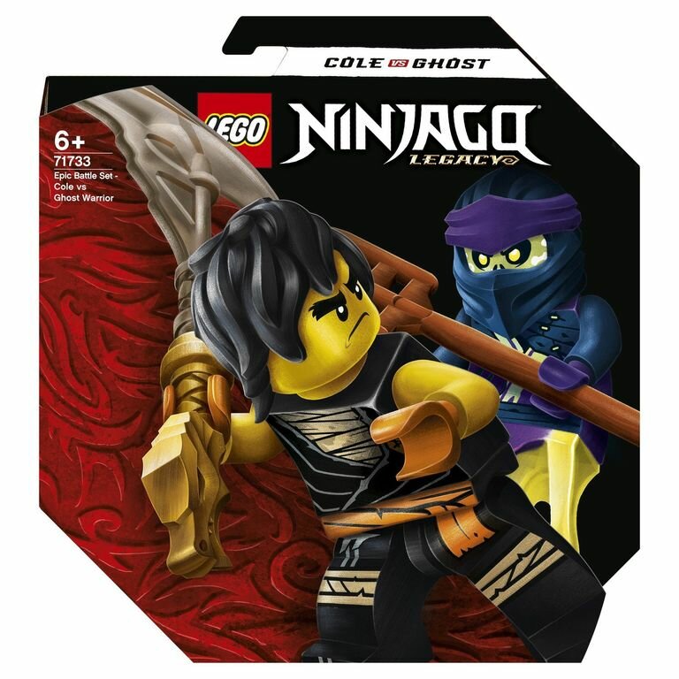 LEGO Ninjago Конструктор Легендарные битвы: Коул против Призрачного воина, 71733