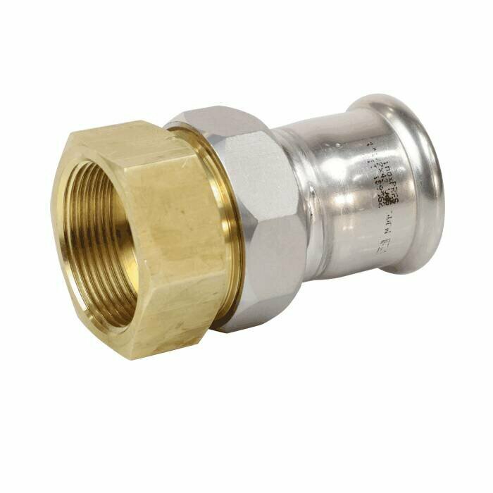 фото Муфта разъемная сталь нерж AISI 316L Дн 15х1/2" Ру16 пресс/ВР Inoxpres RM 184015003