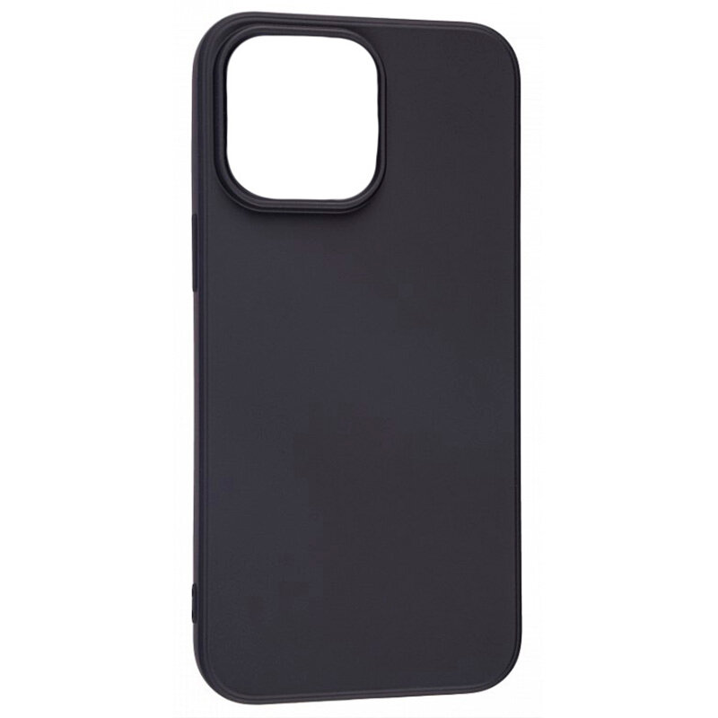 Чехол силиконовый для iPhone 15 Pro Max (6.7), черный