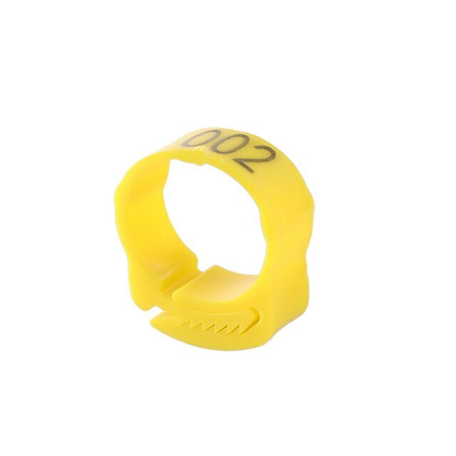 Меточные кольца регулируемые для птиц 4 цвета по 10 штук в наборе / Маркировочные кольца размер 16-25 мм - фотография № 3