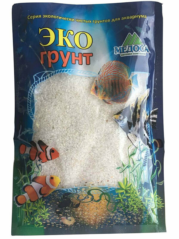 Кварцевый песок Эко грунт 1.0-2.0mm 3.5kg Crystal г-0121