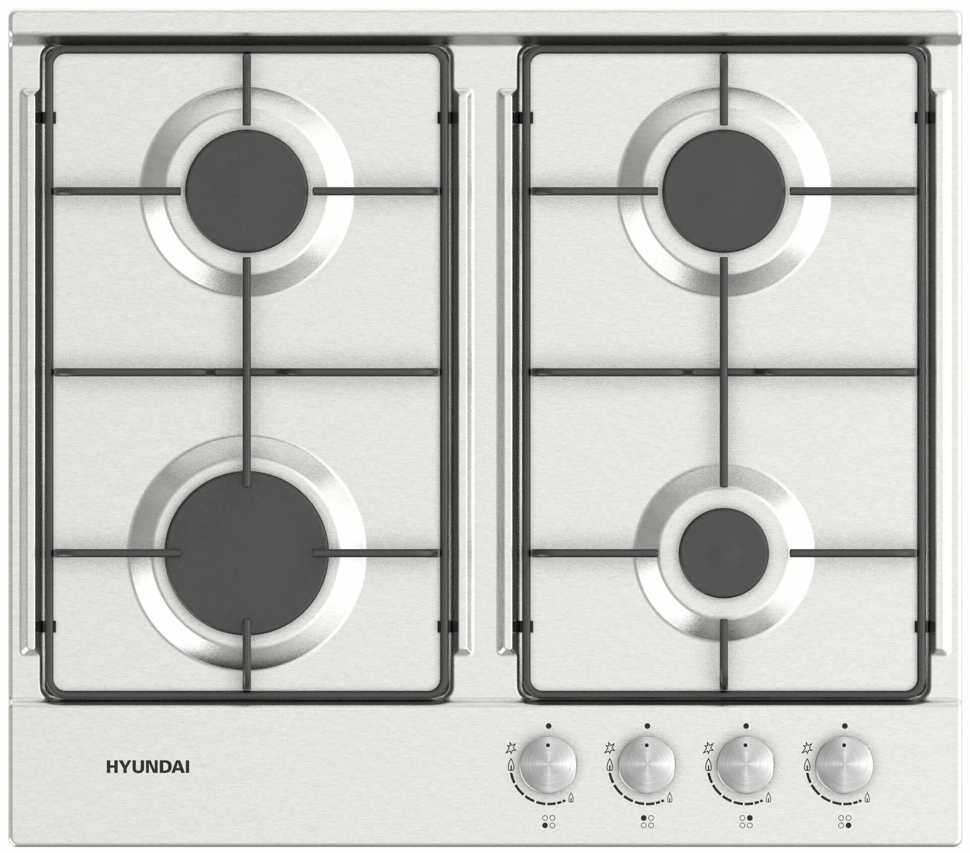 Газовая варочная панель Hyundai HHG 6432 IX