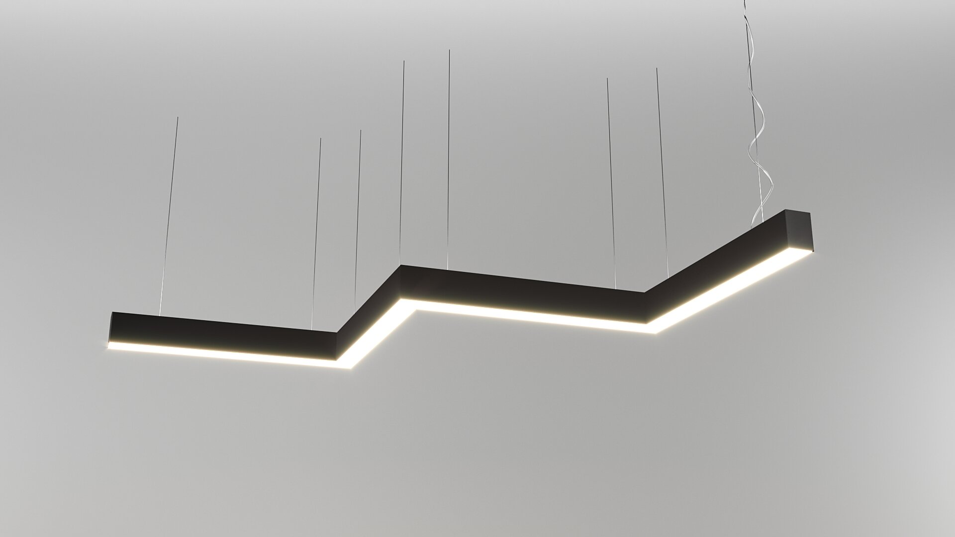 Светильник светодиодный профильный подвесной LEDSD SNAKE FOUR LINE-640 - фотография № 3