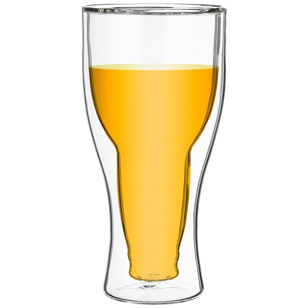 фото Стакан Agness с двойными стенками double-wall 400 мл d = 8,5 см h = 17,5 см (250-107)