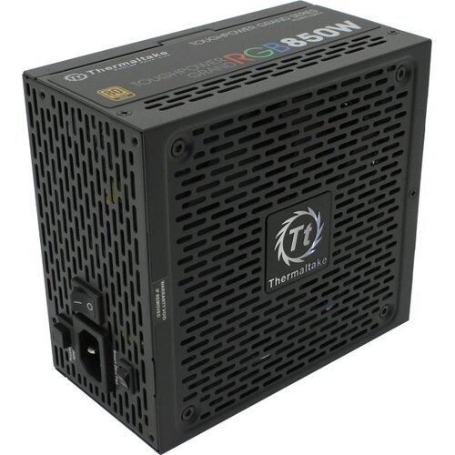 Блок питания Thermaltake ATX 850W Toughpower Grand RGB Sync 80+ gold 24+2x(4+4) pin APFC 140mm fan color LED 12xSATA Cab Manag RTL [PS-TPG-0850FPCGEU-S]