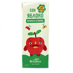 Сок ВкусВилл яблоко для детей с 4 месяцев прямого отжима тетрапакет 200 мл №1 - изображение