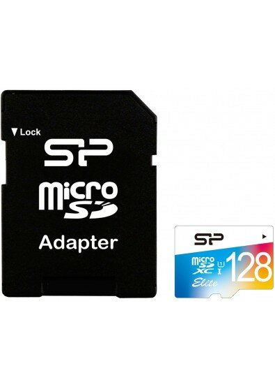 Карта памяти microSDXC 128Gb Class10 Silicon Power SP128GBSTXBU1V21SP