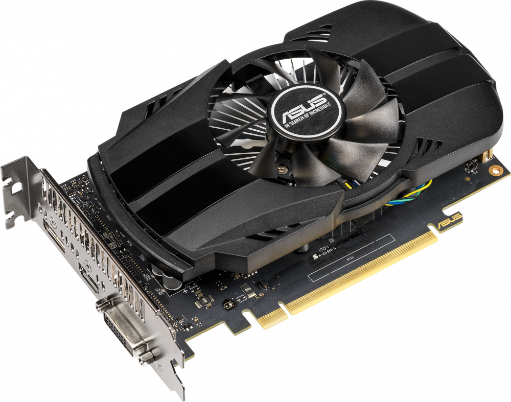 Видеокарта nVidia GeForce GTX1650 ASUS PCI-E 4096Mb (PH-GTX1650-O4G)