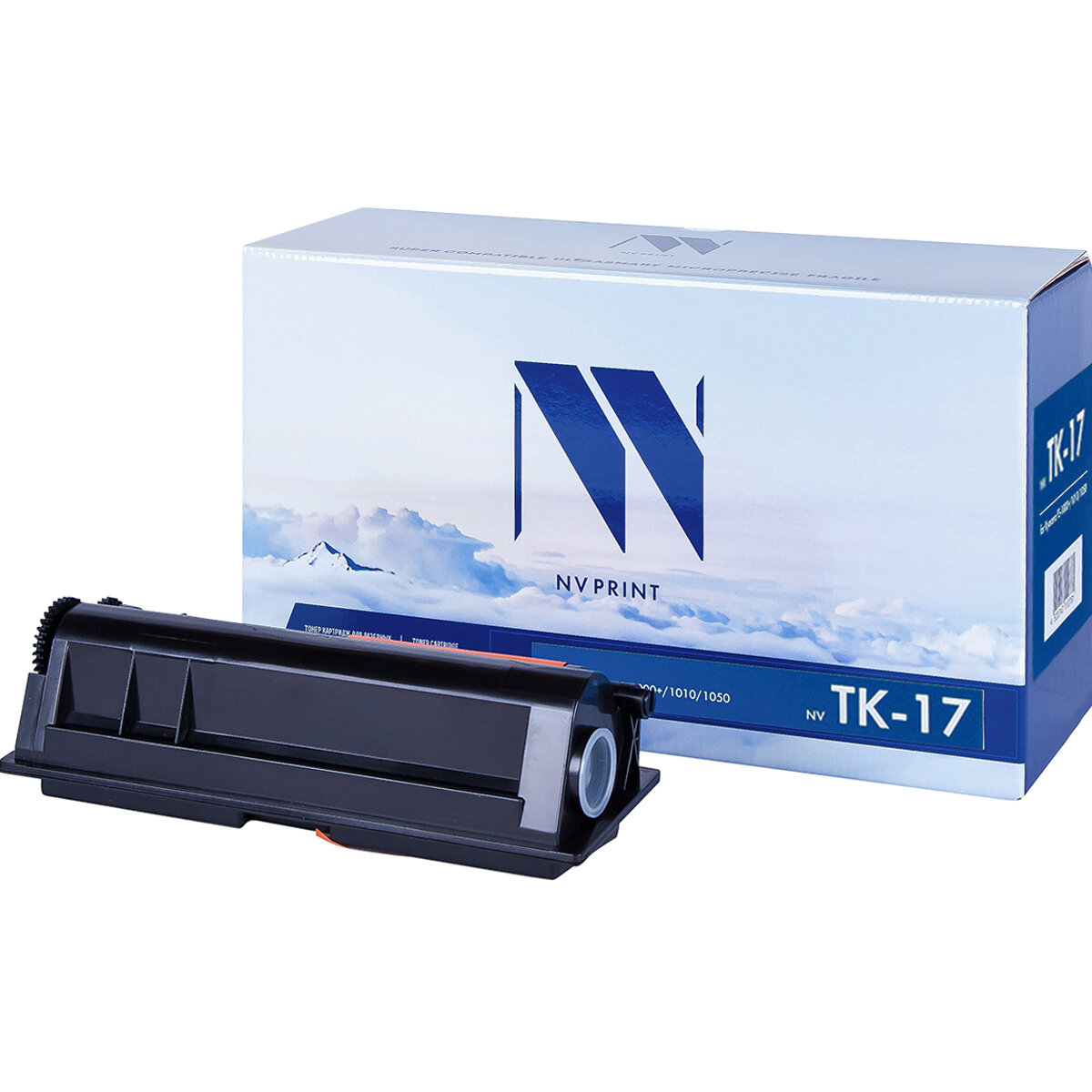 Тонер-картридж NV Print NV-TK17 для Kyocera FS-1000, 1000+, 1010, 1050 (совместимый, чёрный, 6000 стр.)