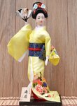 Кукла BLT японская Гейша статуэтка керамическая голова - изображение