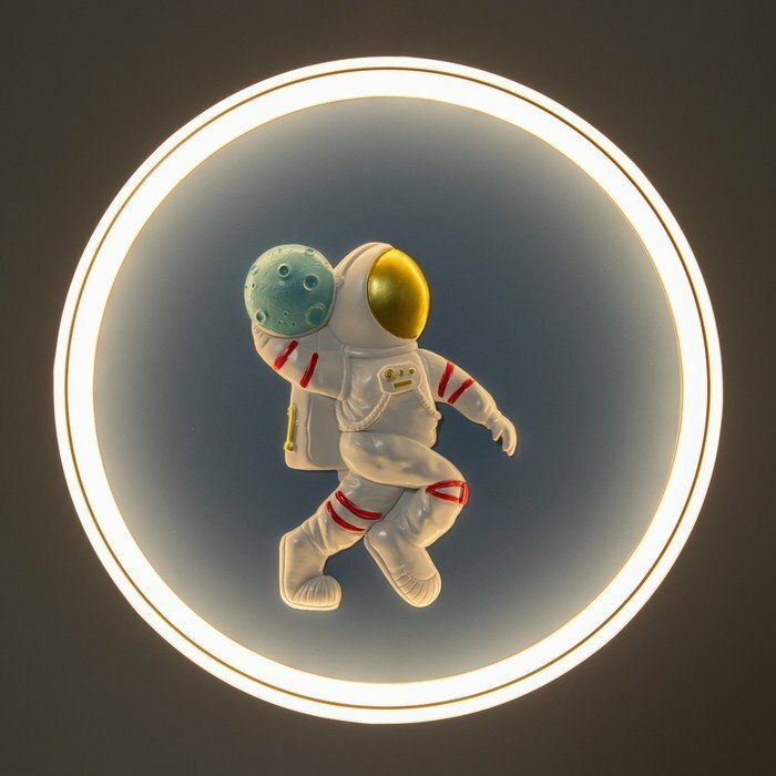 Светильник "Космонавт" LED 48Вт 3000-6000К белый 47х47х6 см - фотография № 4