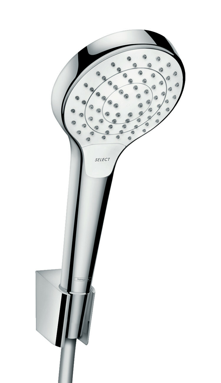 Душевой гарнитур Hansgrohe Croma Select S Vario d110мм, 3 режима, шланг 1.6м, 15 л/мин 26411400