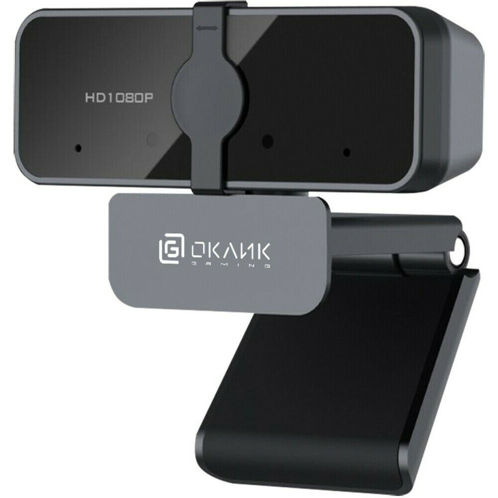 Камера Web Оклик OK-C21FH черный 2Mpix (1920x1080) USB2.0 с микроф оном